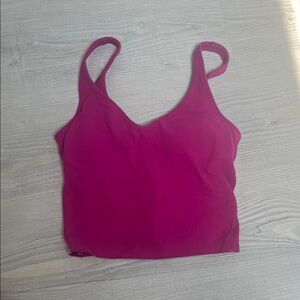 Lululemon Dark Pink Align Tank - Size 0